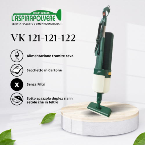 89,00 € - VORWERK FOLLETTO VK 122