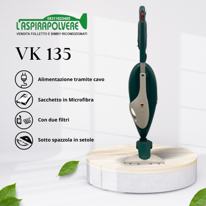 289,00 €- VORWERK FOLLETTO VK135