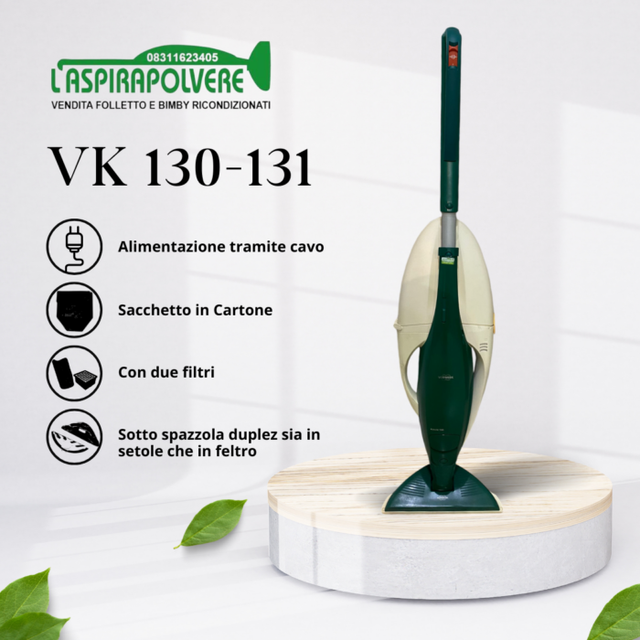 149,00 €- VORWERK FOLLETTO VK130 - VK131