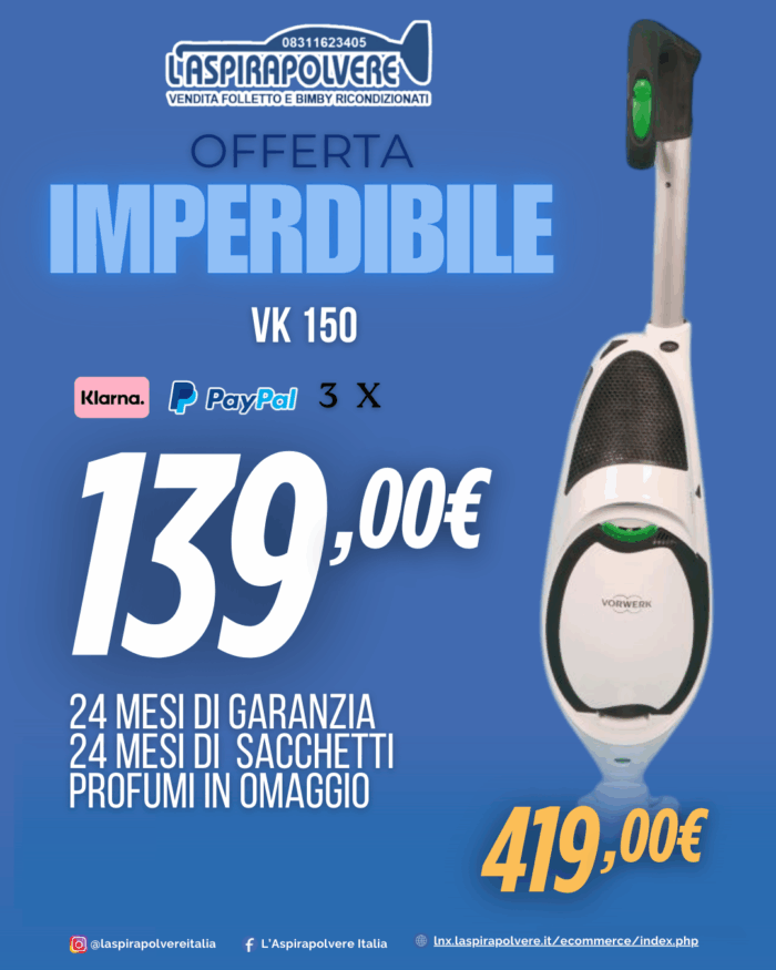 419,00€ - VORWERK VK 150 FOLLETTO