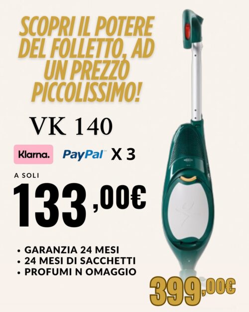 399,00 € – PROMO FOLLETTO VK 140